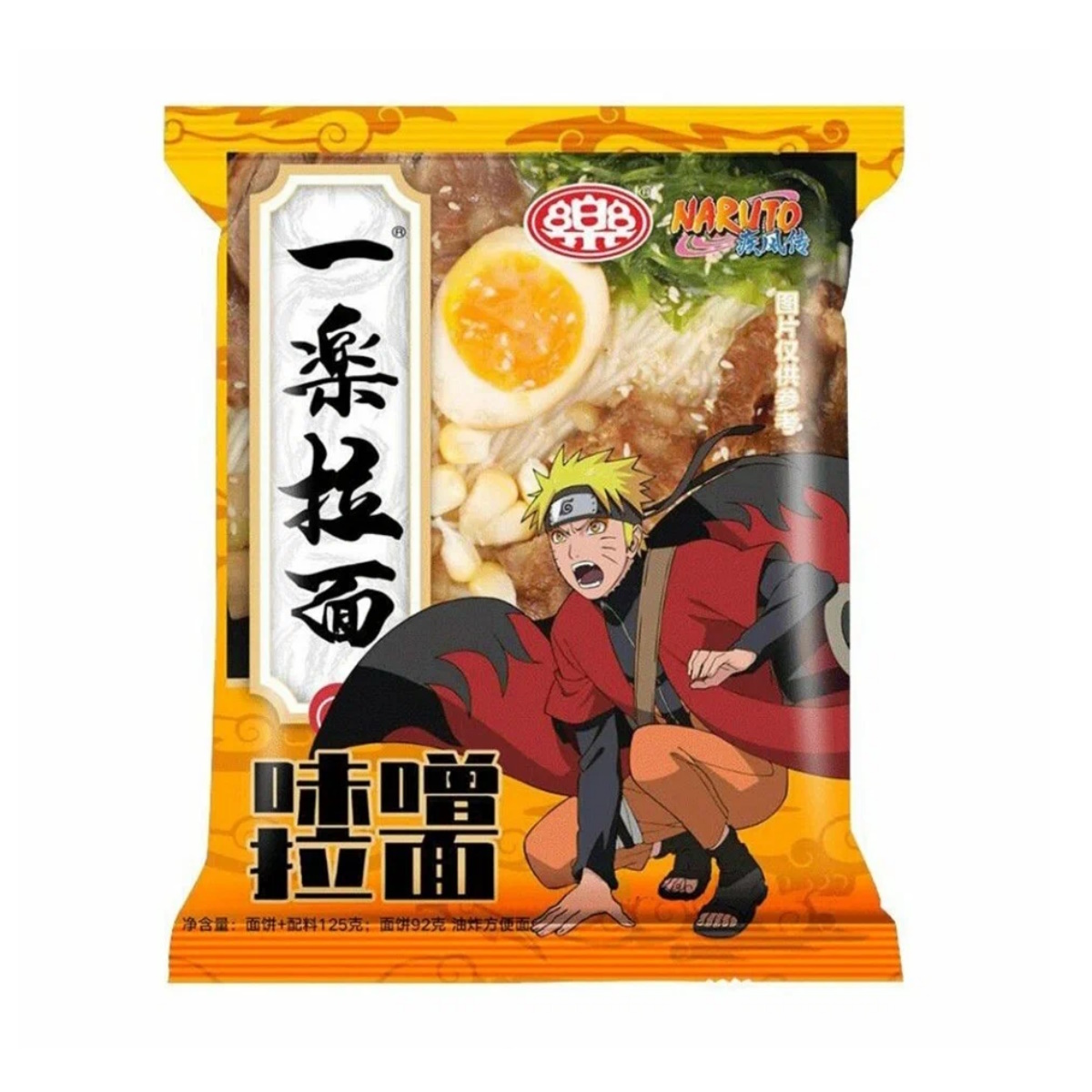 Лапша быстрого приготовления Naruto со вкусом Мисо 125гр. (Китай) 6462 –  купить по цене 260 ₽ в интернет-магазине ohmygeek.ru