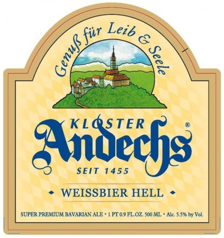 Пиво Andechser Weissbier Hell