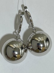 Шарики 2,0 (серьги из серебра)