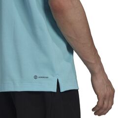 Поло теннисное Adidas Club House 3-Bar Tennis Polo Shirt - bliss blue