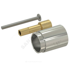 Удлинитель латунь никель Ду 15 (1/2") L=30мм для запорного вентиля ВР/НР RTP (РосТурПласт) 33721