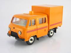 UAZ-39094 Farmer Emergency Service van plastic orange Agat Mossar Tantal 1:43