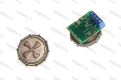 Кнопка (кнопочный модуль) ВКЛ13А-2-48ПБ "Вентилятор", круглая, белая подсветка, с кодом Брайля