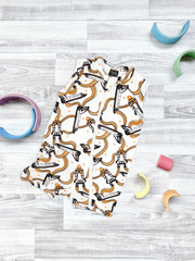 Песочник без рукавов Mjölk Sleep and Play Ракеты