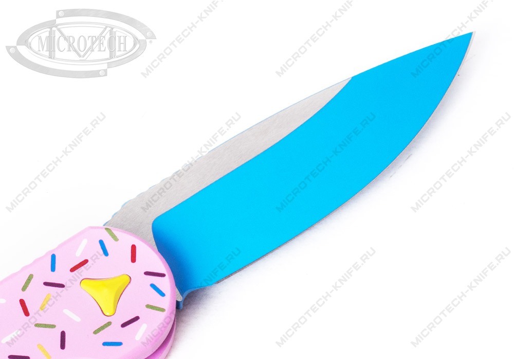 Нож Microtech LUDT 135-1DW Exclusive Dessert Warrior Donut Pink - фотография 