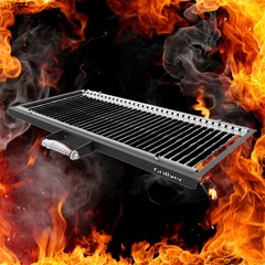 Решетка гриль из нержавейки большая (комплект)