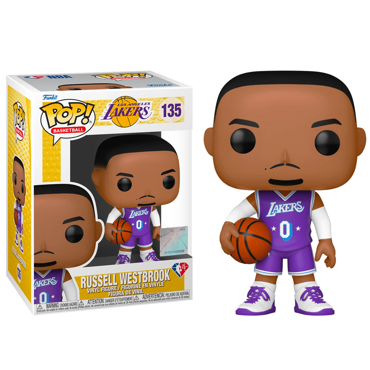 Funko POP! NBA. LA Lakers: Russel Westbrook (135) – купить по выгодной цене  | Интернет-магазин комиксов 28oi.ru