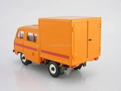 UAZ-39094 Farmer Emergency Service van plastic orange Agat Mossar Tantal 1:43