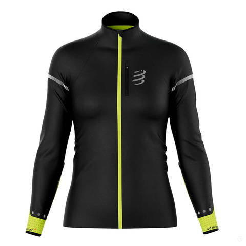 Ветровка Женская Hurricane Windproof Black/Fluo Yellow