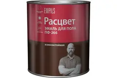 Эмаль для деревянного пола алкидная износостойкая ПФ-266 Расцвет желто-коричневая