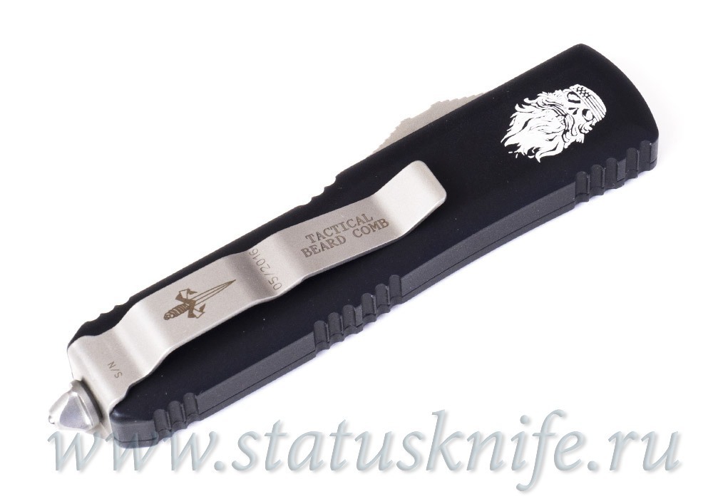 Microtech Tactical Beard Comb Stonewash Fine Tooth 17-4PH