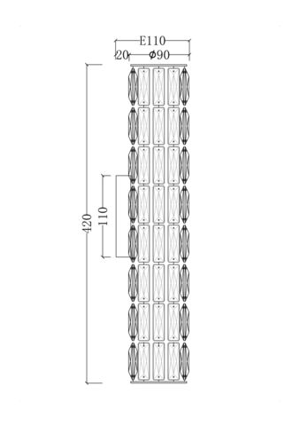 Настенный светильник Maytoni Talento DIA008WL-02CH