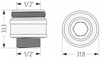 Сунержа 00-1512-1212 Муфта переходная удл. G 1/2" нар.р. / G 1/2" вн. р. (Без покрытия)