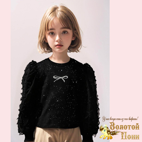 Лонгслив нарядный д (3-7) 251026-SNR487.2