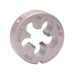 Плашка М17х1,5 DINEN22568 HSS 6g 45х14мм Bucovice(CzTool) 240171