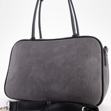 Сумка Саломея 210 македония серый + черный