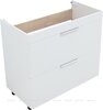 Aquanet 342094 Тумба с раковиной Ирис new 90 напольная 2 ящ. цв.белый глянец (342094)
