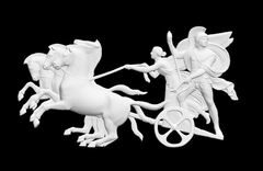 Силиконовый молд № 0206 Колесница большая