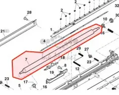Запчасть Sharp ролик MXM363