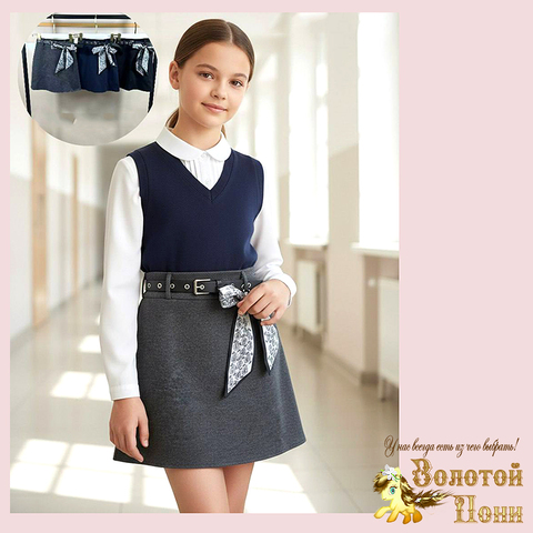 Юбка девочке (7-11) 260608-MD-4866