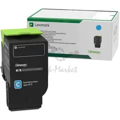 Тонер-картридж Lexmark 74C5HCE голубой для Lexmark CS725de, CS720de, CX725de, CX725dhe (74C5HCE | 74C0H20 | 74C5HC0)