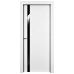 Купить Межкомнатная дверь эмаль Берген белая глухая