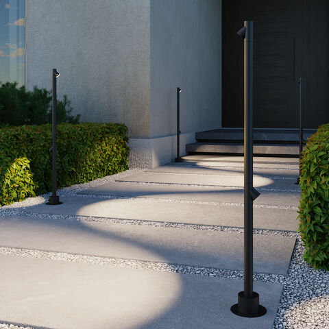 Ландшафтный светодиодный светильник Elektrostandard Rone 35175/F черный