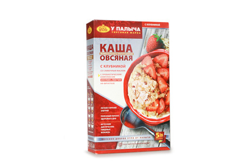 Каша овсяна с клубникой У Палыча, 175г