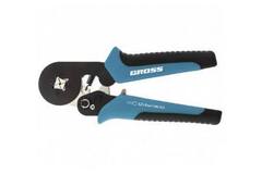 Клещи (пресс-клещи) для обжима наконечников электропроводов с сечением 0,25-8 мм2 Gross