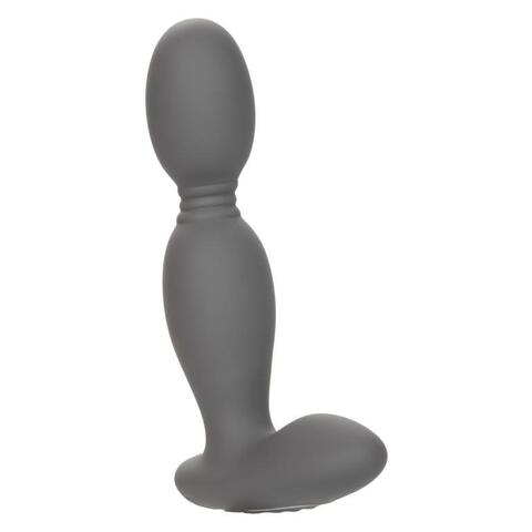 Серый вибромассажер простаты с ротацией Rotator Probe - California Exotic Novelties Eclipse SE-0436-55-3