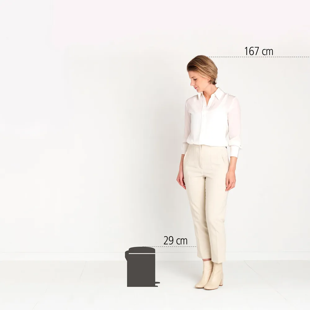 Мусорный бак newIcon с педалью (5 л), Минерально-синий, арт. 206849 - фото 9