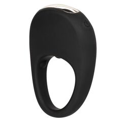 Черное эрекционное виброкольцо Silicone Rechargeable Pleasure Ring - 