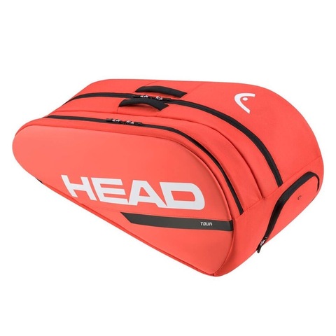 Теннисная сумка HEAD TOUR RACQUET BAG L FLUO ORANGE (9 ракеток)
