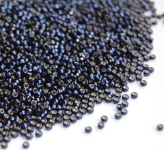 15/0 RR-4282 Duracoat silverlined dyed dark navy blue