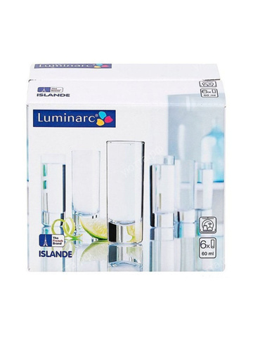 Набор стопок Luminarc Исландия 60 мл (6 шт) - купить 1