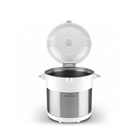 Термокастрюля Thermos Shuttle Chef KBC-4500 PWH (451538) 4.5л. белый/серебристый