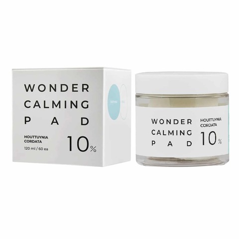 Esthetic House Houttuynia Cordata 10% Wonder Calming Pad успокаивающий подушечки, пропитанные тоником