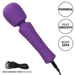 Фиолетовый ванд Stella Liquid Silicone Massager - 17,25 см. - 