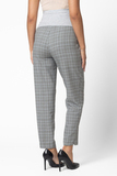 Брюки для беременных 15085 серая клетка