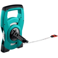 KRAFTOOL 50 м, геодезическая стальная мерная лента (34185-50)