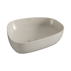 Vitra 7991B066-0016 Чаша Outline Recycled, TV форма, 57x45 см, без перелива, матовый тауп фото