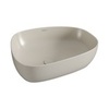 Vitra 7991B066-0016 Чаша Outline Recycled, TV форма, 57x45 см, без перелива, матовый тауп