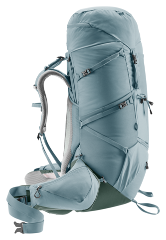 Картинка рюкзак туристический Deuter Aircontact Core 65+10 SL Shale-Ivy - 13