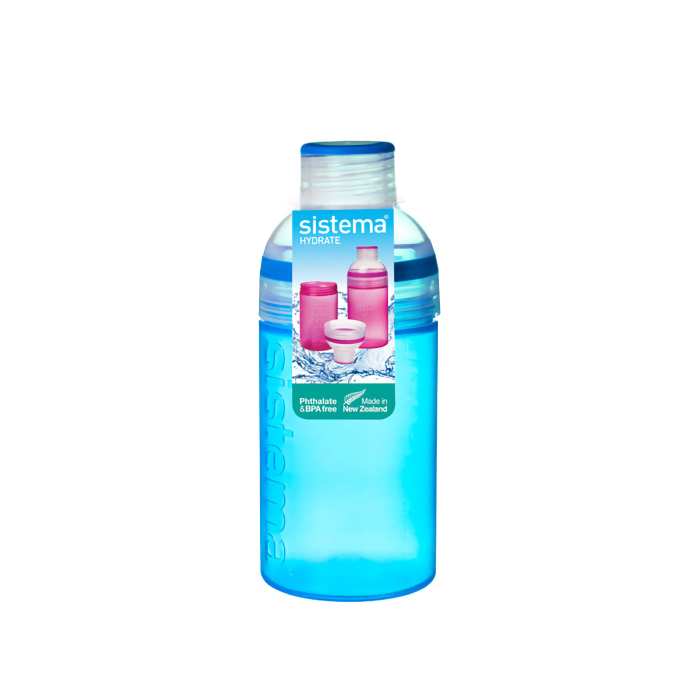 Бутылка для воды Sistema "Hydrate" 580  мл, цвет Синий