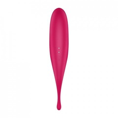 Вибратор с воздушной стимуляцией клитора Satisfyer Twirling Pro красный