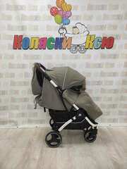 Коляска прогулочная Baballo Future 2024 бежевая (белая рама)