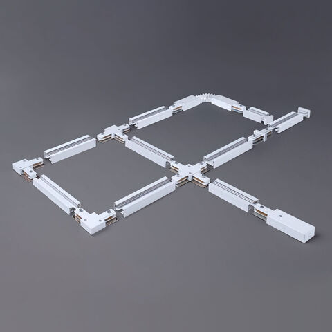 Коннектор прямой для шинопровода Elektrostandard Track Rail WH Surface TRC-1-1-I-WH