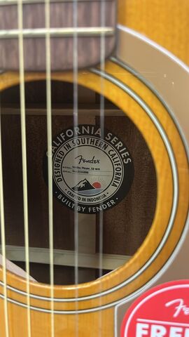 FENDER MALIBU PLAYER SUNBURST WN
