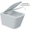 Berges 43367 Комплект : инсталляция АТОМ кнопка черная Soft Touch, унитаз FLOE S Rimless 51 см, сиденье тонкое дюропласт, микролифт, быстросъем