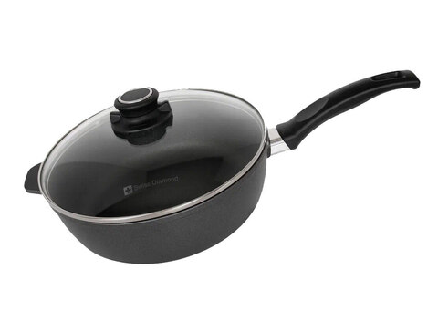 Сотейник с крышкой Swiss Titan ST6728c 28 см